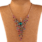 "Pretty as a Peacock" Pendant Necklace