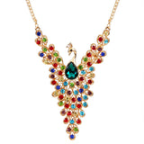 "Pretty as a Peacock" Pendant Necklace