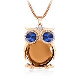 Crystal Owl Necklace