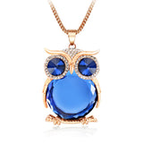 Crystal Owl Necklace