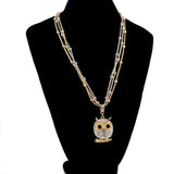 Round Owl Necklace