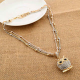 Round Owl Necklace