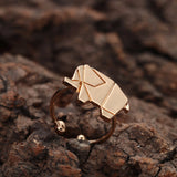 Origami Elephant Ring