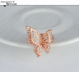 Rose Gold Butterfly Ring