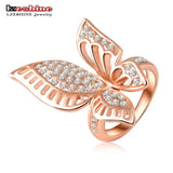 Rose Gold Butterfly Ring