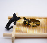 Cute Bulldog Adjustable Ring