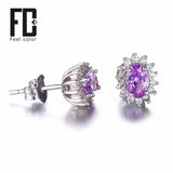 Purple Princess Earrings