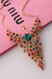 "Pretty as a Peacock" Pendant Necklace
