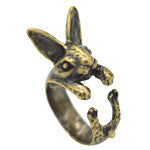 3D Bunny Rabbit Hare Ring