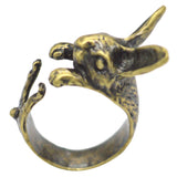 3D Bunny Rabbit Hare Ring