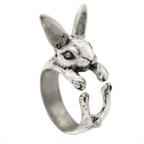 3D Bunny Rabbit Hare Ring