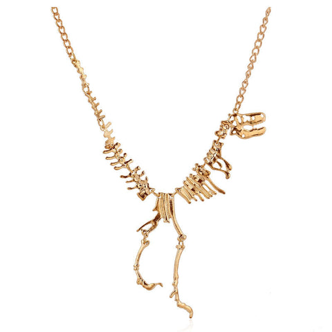 Tyrannosaurus Rex Skeleton Dinosaur Necklace