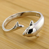 Swimming Dolphin Ring