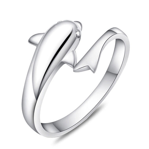 Swimming Dolphin Ring