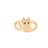 Cute Adjustable Cat Ring