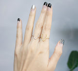 Antler Deer Ring