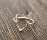 Antler Deer Ring