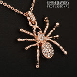 Crystal Spider Necklace