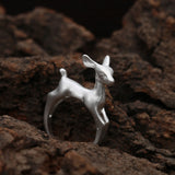 Adjustable Deer Animal Wrap Ring