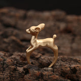 Adjustable Deer Animal Wrap Ring