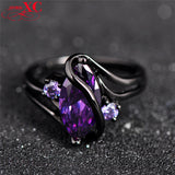 Purple Amethyst Ring
