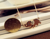 Elephant Baby Stroll Necklace