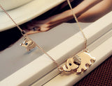 Elephant Baby Stroll Necklace