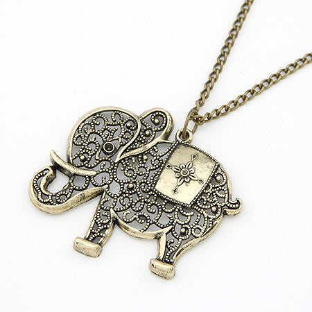 Elephant Pendant Necklace