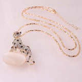 Crystal Leopard Necklace