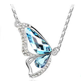 Crystal Butterfly Necklace