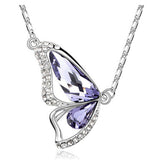 Crystal Butterfly Necklace