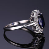 Ocean Blue Sapphire Ring