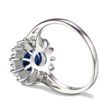 Ocean Blue Sapphire Ring