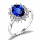 Ocean Blue Sapphire Ring