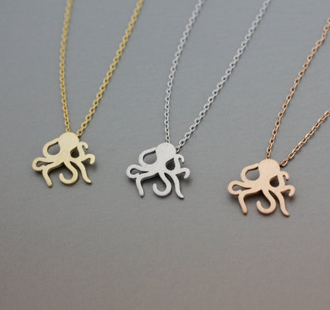 Mini Octopus Necklace