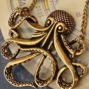 Vintage Octopus Necklace