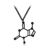 Chocolate Molecule Structure Necklace