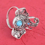Turquoise Elephant Ring