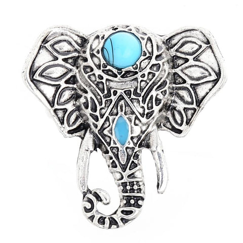 Turquoise Elephant Ring