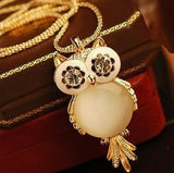 Gem Owl Necklace