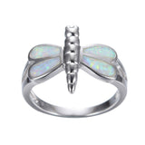 Rainbow Butterfly Ring