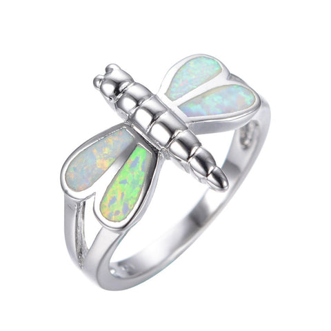 Rainbow Butterfly Ring