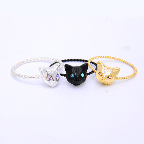 Cat Head Rings