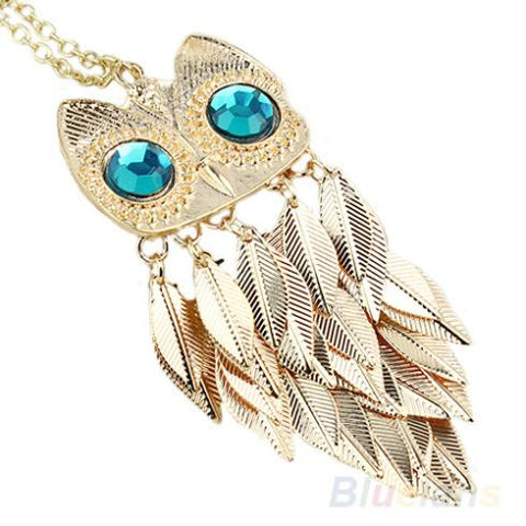 Gold Plated Feather Necklace