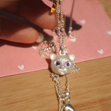 Cat Star Necklace