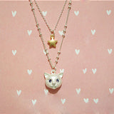 Cat Star Necklace