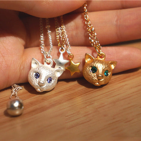 Cat Star Necklace