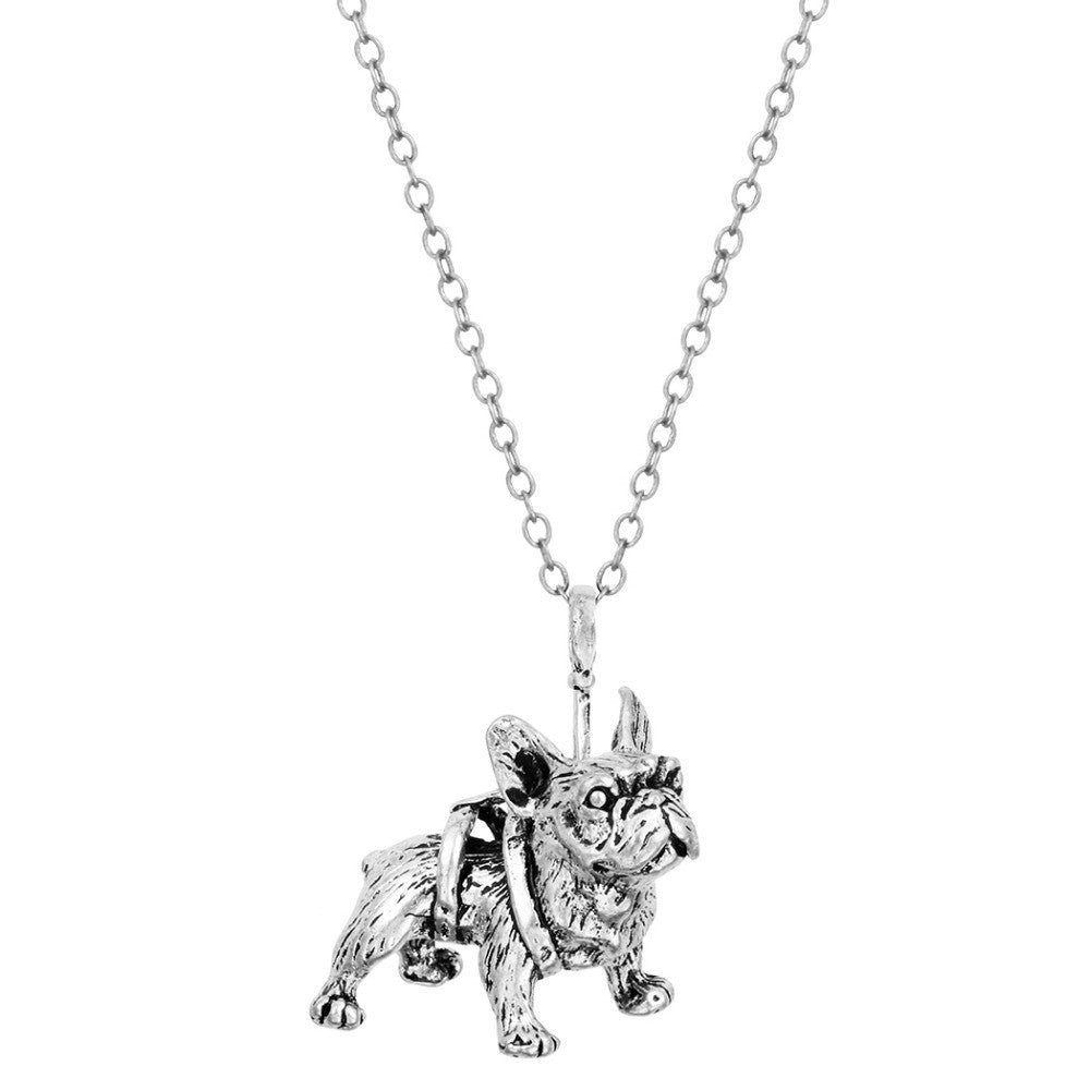 French Bulldog Tree Of Life Necklace - Silver/14K Gold-Plated Pendant –  WeeShopyDog