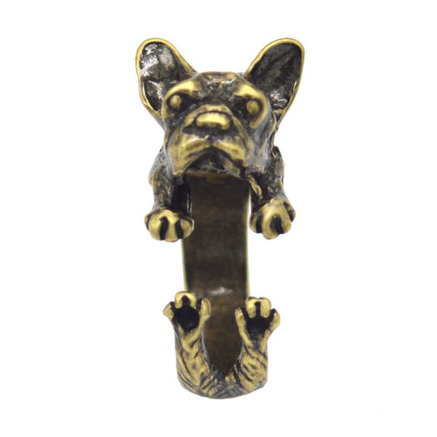 French Bulldog Animal Wrap Ring