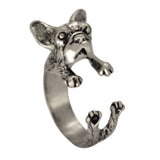 French Bulldog Animal Wrap Ring